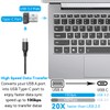 Herfair 90 Degree USB to USB C Adapter (2-Pack) Right