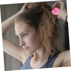 12Pcs Plush Hair Ties Elastic Ponytail Holders Fluffy Hair Bands Mint Green Red Bean Light Grey Pink Rosy Purple Each Cute Hair Accessory for Everyday Wear