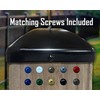 4x4 Metal Flat Post Cap with Rounded Edge (for Posts
