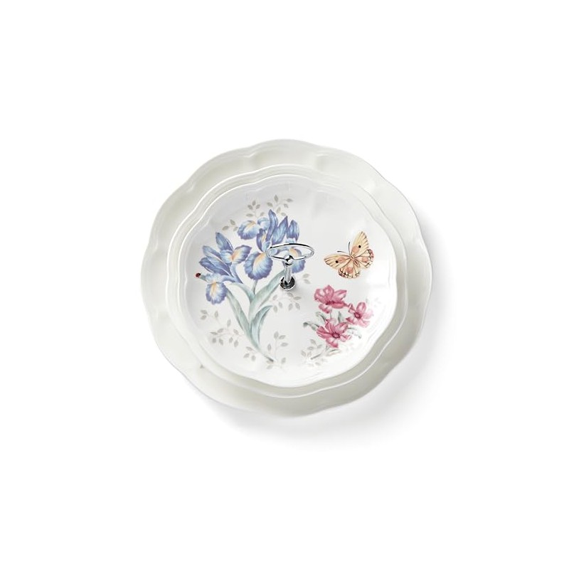 Lenox Butterfly Meadow 3-Tiered Server, 4.10 LB, Multi
