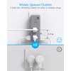 Surge Protector Outlet Extender - with Rotating Plug, 6 AC