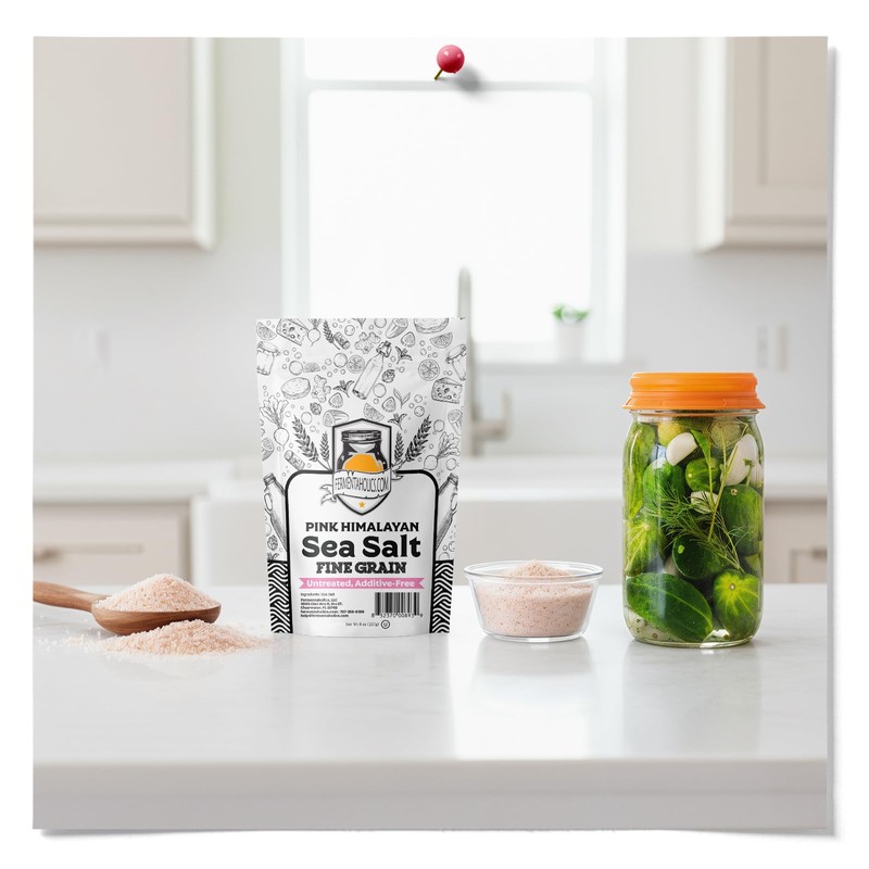 Fermentaholics Pink Himalayan Sea Salt – 8 oz – Mineral-Rich