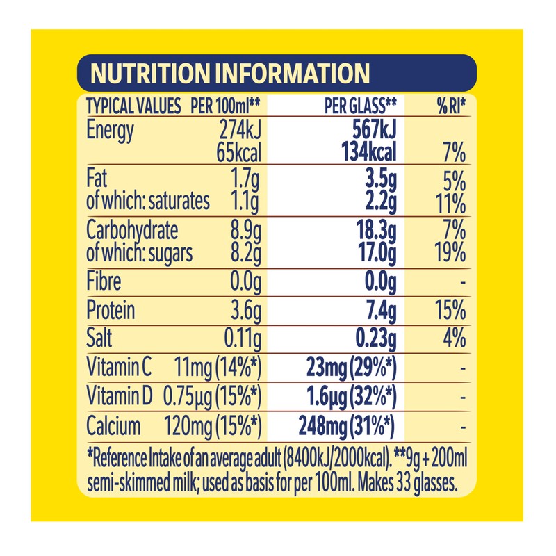 Nesquik Strawberry Flavoured Milkshake Powder, with Vitamin D, 300g Tub