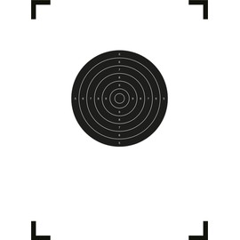 Accurize Front Shooting Targets (Pistol 25m ISSF RFP 5.6/5m)