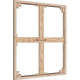 MASTERPIECE Z2DS-0606 3D Pro 2.5" Deep Sausalito Heavy Weight and Texture 14 oz Cotton Stretched Canvas 6" x 6" 2 Piece