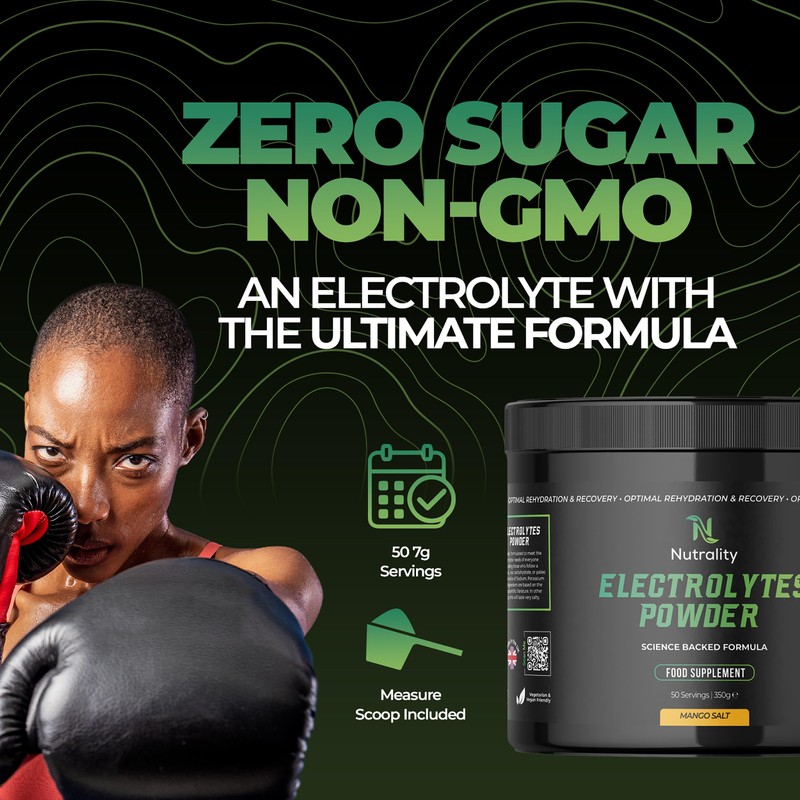 Nutrality Nutrality Electrolytes Powder 350g | Vegan | Sugar, Calcium