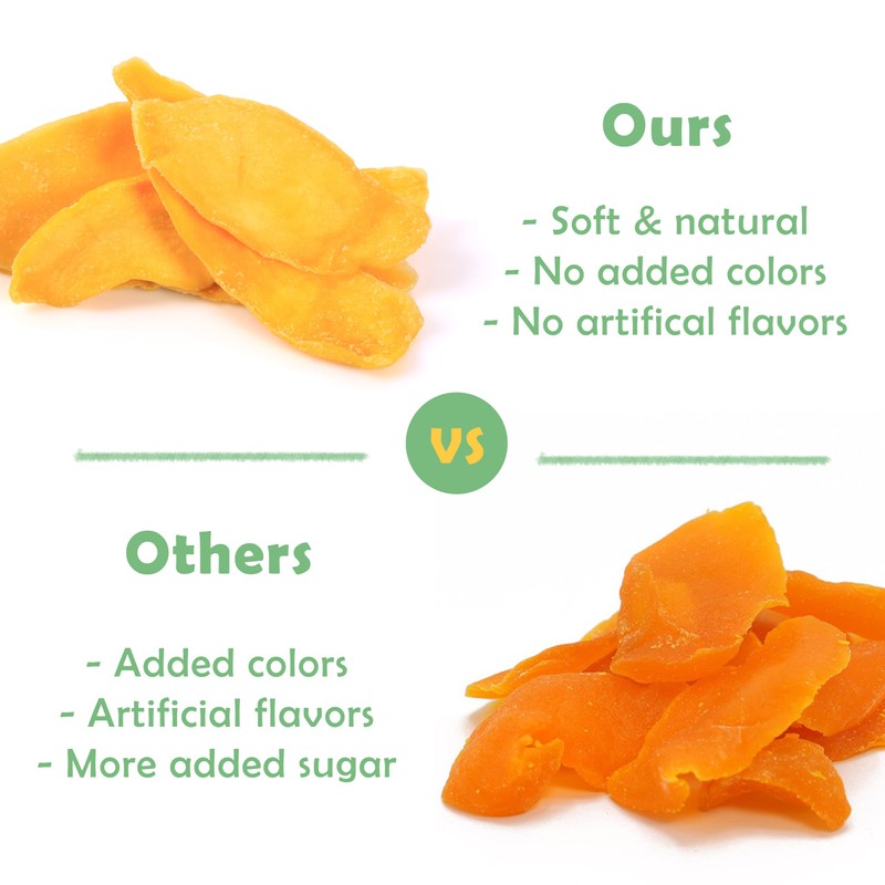Gourmet Grove - Natural Dried Mango Slices 12 OZ Pack