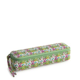 Vera Bradley Premium Cotton Travel Pill Case, Ribbon Plaid