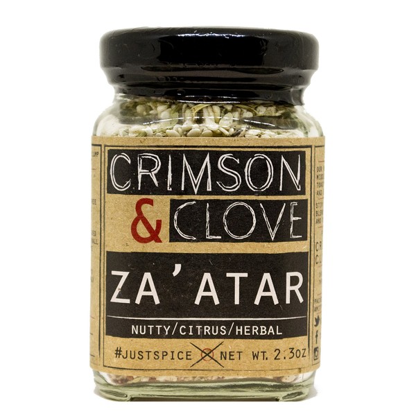 Za'atar (Zahatar/Zatar/Zaatar) Spice Blend by Crimson and Clove (2.3 oz.)