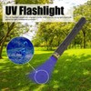 UV Flashlight 365nm Pen Clip Aluminium Alloy Button Control Multi