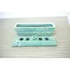 Arita Ware Incense Burner Plate, Celadon, Chrysanthemum (2 Tiers)