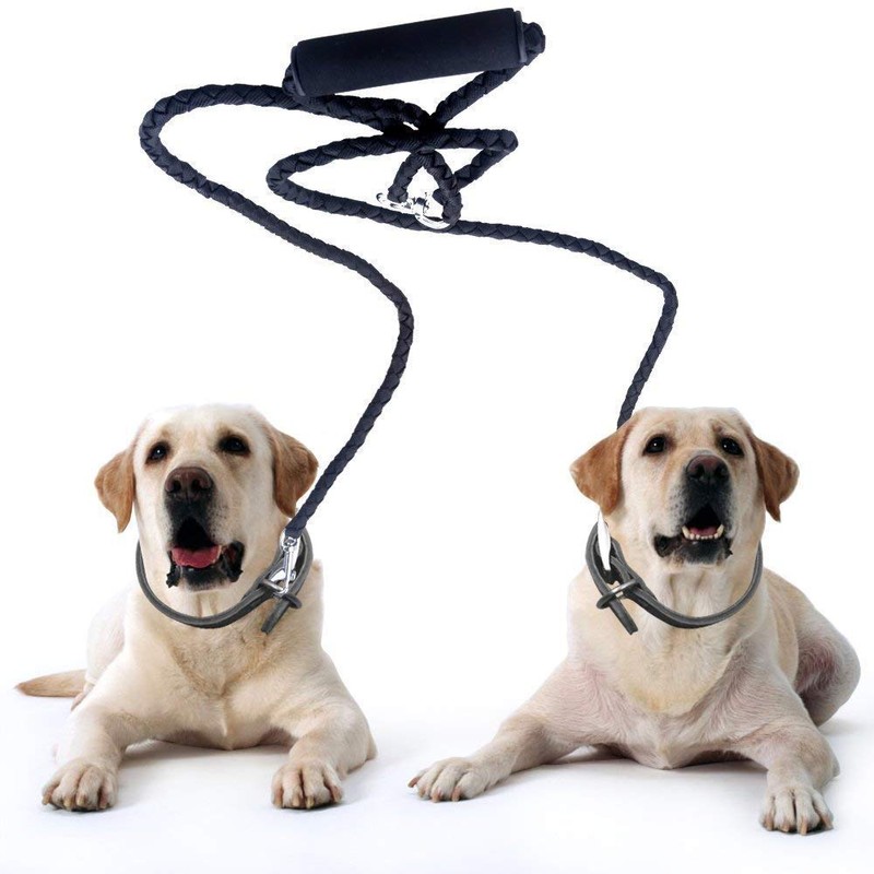 ADOGO® Dog Lead Splitter,No-Tangle Double Dog Leash for Walking and
