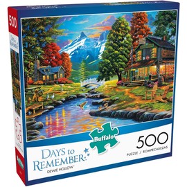 Buffalo Games - Geno Peoples - Dewie Hollow - 500 Piece Jigsaw Puzzle For Adults -Challenging Puzzle Perfect for Game Nights - Finished Size is 21.25 x 15.00