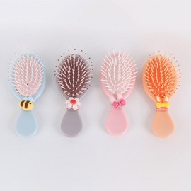 Small Cute Macaron Mini Portable Hair Light Brush Bee Sky 3ea