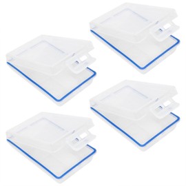 Dsjnf Mini Fishing Tackle Box Organizer Fishing Hook Organizer Mini Tackle Box Pocket Tackle Box Mini Fishing Gear Accessory Box 4PCS