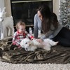 Bedsure GentleSoft Fleece Blankets Queen Size Brown - Bed Blanket