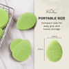 KOL Face Scrubber, Aloe Infused Exfoliating Facial Cleansing Pads, Reusable
