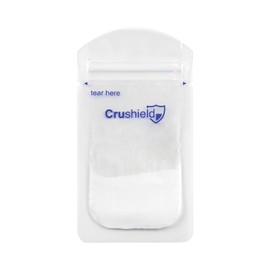 Crushield Heavy Duty Pouches for Pill Crushing, 10 Bags of 50 Zip Pouches
