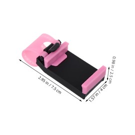 ULTECHNOVO 4pcs Steering Wheel Phone Holder for Safe Driving Adjustable Car Phone Mount Easy Install Dashboard Clip for Use Material for Navigation