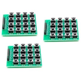 CANADUINO® 3 pcs. Matrix Keypad 4x4 for Arduino Raspberry