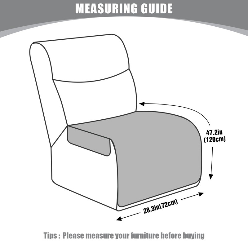 KinCam Waterproof Recliner Sectional Couch Covers, Oversized Reclining Sofa Covers