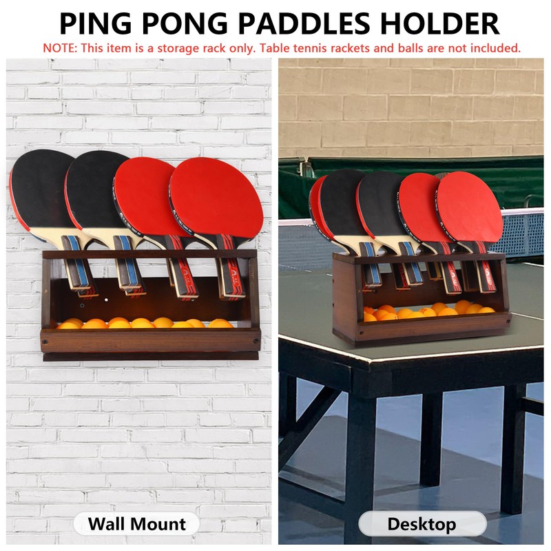 Ping Pong Paddle Holder, Ping Pong Paddle Storage Hold 8