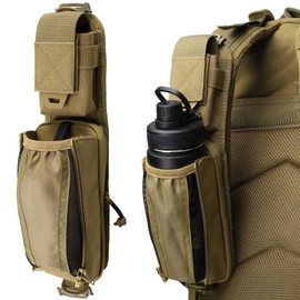 WYNEX Molle Tactical Pouches of Water Bottle Pouch Version, Tactical Accessories Backpack Strap Pouch Water Bottle Carrier Holder Molle Accessories for Backpacks