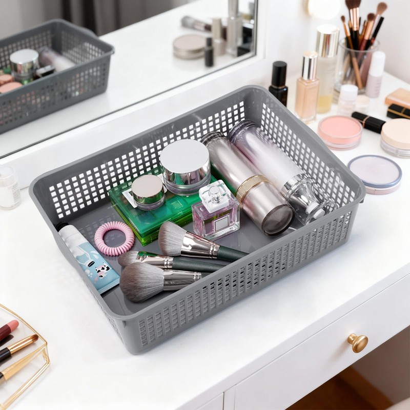 CACASO 6 Pack Turn in Trays Classroom, Plastic Paper Trays,