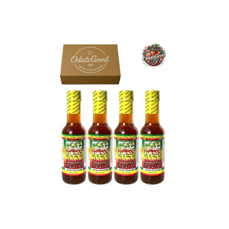 Baba Roots Herbal Beverage 5oz (145ml) 4-Pack – Product of