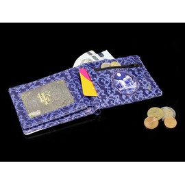 Mens Wolf Warriors of Winter Embossed Wallet | Fantasy Wallet - Multicoloured, multicoloured, Additional pocket