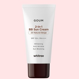 Whitley Wheatree Goum 2-in-1 BB Sun Cream No. 23, 40ml, 1 unit / 휘트리 고움 투인원 비비 선크림 23호, 40ml, 1개