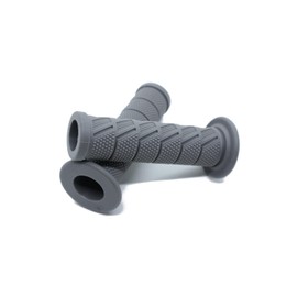 Beatus Retro Design Bike Handle Grip 0.9 inch (22.2 mm) Universal Grip Left and Right Set (Gray)
