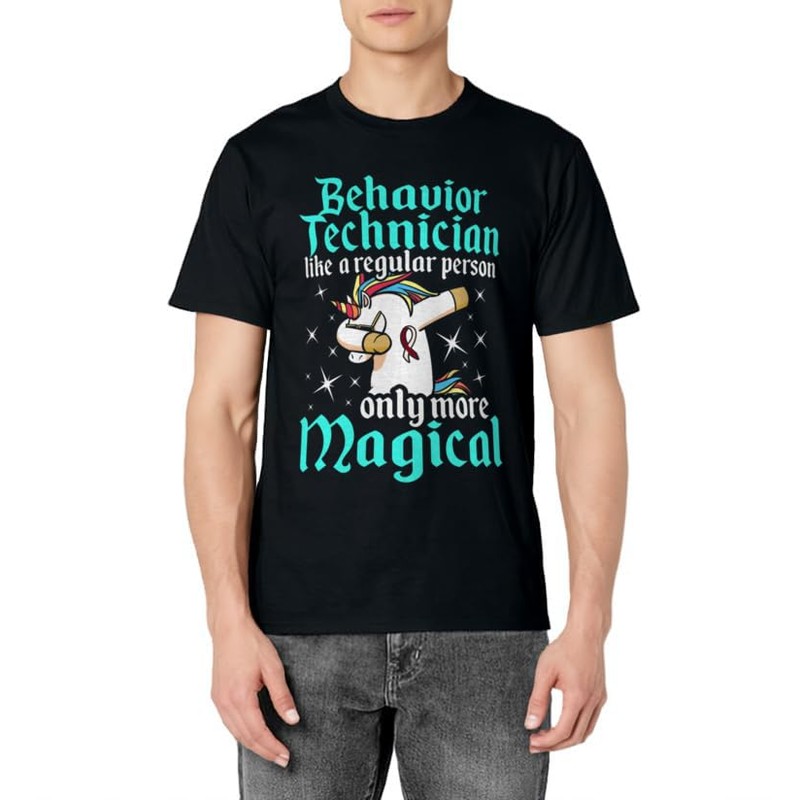 Behavior Technician Magical Behavioral Tech RBT T-Shirt