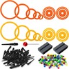 30 x Dart Practice Rings, Inner Diameter 15/20/30/50/65 mm, Felt