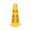 Thunder Group PLWFC027 Safety Floor Sign, Caution/Wet Floor", 27" Tall,