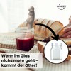 Winkee - Otter Frühstücksspatel I Multifunktionaler Silikon Schaber : Buttermesser,