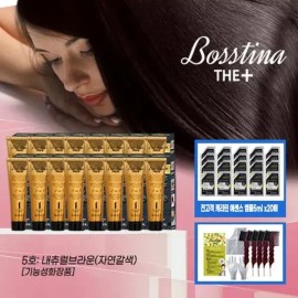 Gita 보스티나 더플러스 16개 앰플20매 꼬리빗 5개 [자연갈색] Bostina The Plus 16 Ampoules 20 Sheets Tail Comb 5 Pieces [Natural Brown]