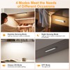 Gritin 10.2inch Under Cabinet Lighting Rechargeable -84 LED Super Bright,3-Color&