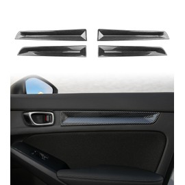 Thenice for 11th Gen Civic Interior Door Panels Cover Trims Decoration Accessories Compatible with Honda Civic Sedan 2025 2024 2023 2022 -Without Ambience Lamp