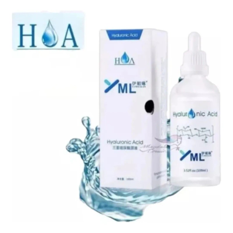 Kit Ácido Hialurónico Puro Concentrado 4 Pzas Antiedad