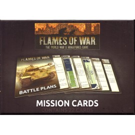 Battlefront Miniatures Flames of War Mission Cards