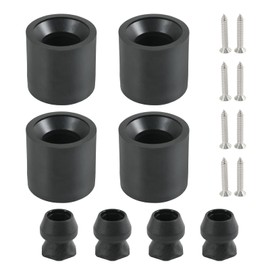 RADHLBNIU Trailer Door Holder Kit Low Profile Rubber Door Holder Bumper Compatible with RV Camper Horse Trailer Trailer Yacht Boat 4 Sets