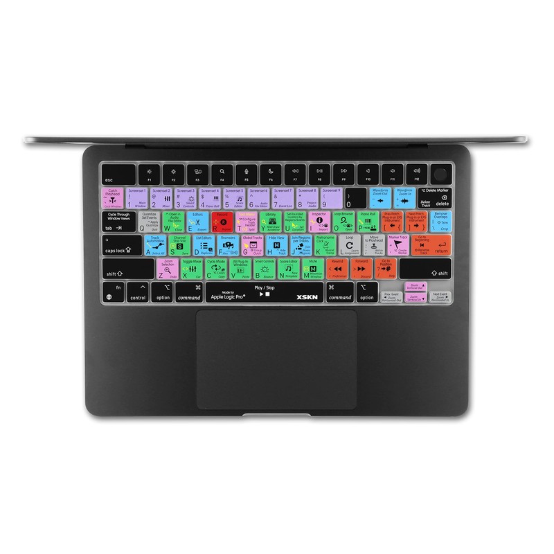 XSKN Logic Pro Shortcuts Design Silicone Keyboard Cover Skin for