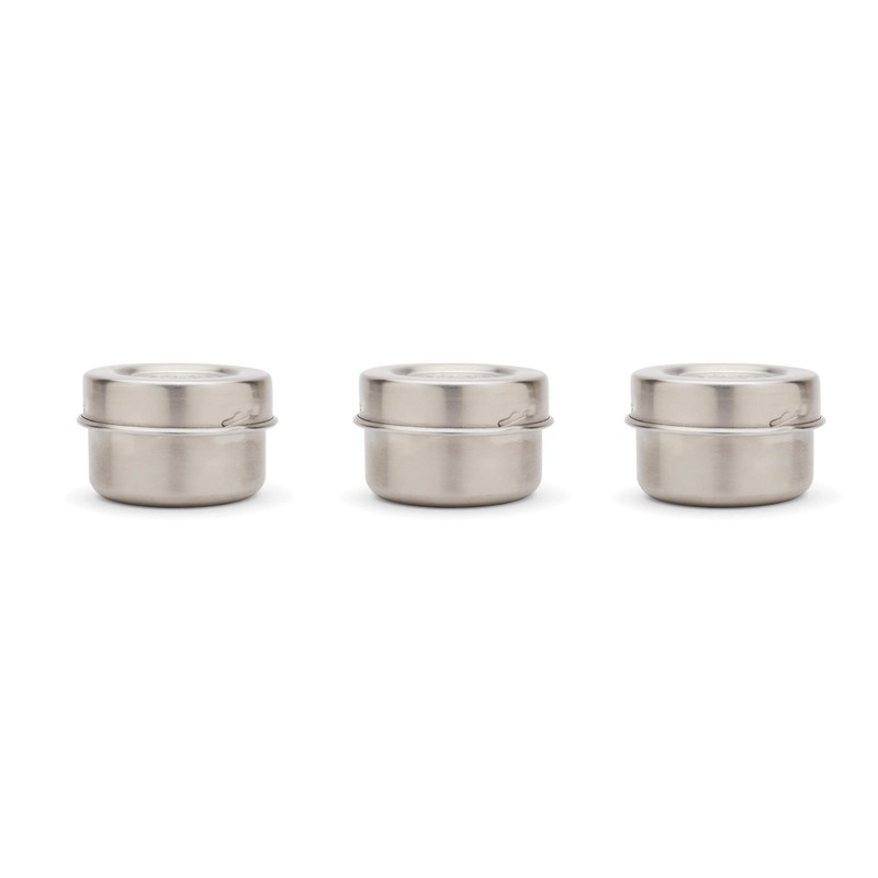 Bits Kits Stainless Steel Reusable Condiment and Snack Containers, Set