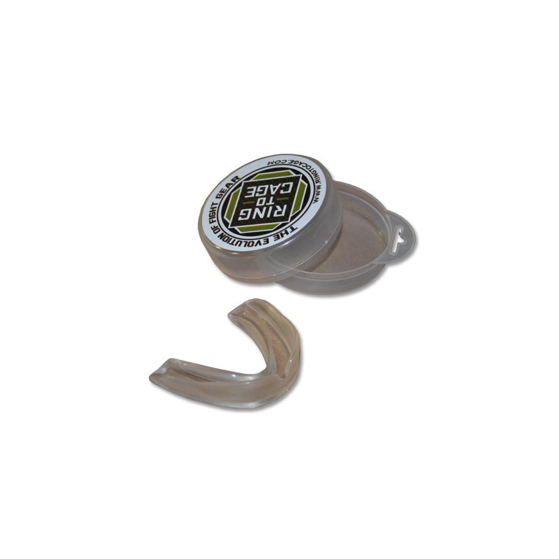 Ring to Cage Mouthguard + Carrying Case (Clear Mouth Guard
