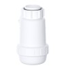 Shallow Bottle Trap 40mm 1-1/2" with Anti-Slip Ring, Space Saving