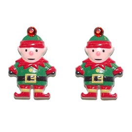 Cute Mini Christmas Elf Stud Earrings (H133)