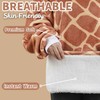 Huglanket Giraffe Gifts for Giraffe Lovers, Wearable Flannel Giraffe Blanket