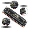 East Top Harmonica Blues Harmonica 10-Hole C Key 10 Holes