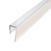 Outwater Plastic J Channel Fits Material 1/4 Inch Thick Clear